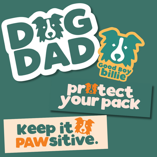 Dog Dad Sticker Pack